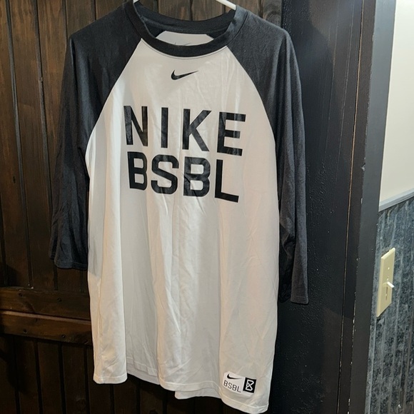 Nike Other - Mens Nike Baseball 3/4 Sleeve Tee size L